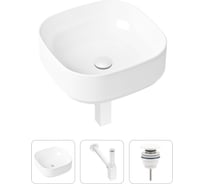 Накладная раковина для ванной Lavinia Boho Bathroom Sink Slim в комплекте 3 в 1 21520240