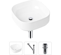 Накладная раковина для ванной Lavinia Boho Bathroom Sink Slim в комплекте 3 в 1 21520221