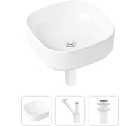 Накладная раковина для ванной Lavinia Boho Bathroom Sink Slim в комплекте 3 в 1 21520239