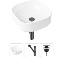 Накладная раковина для ванной Lavinia Boho Bathroom Sink Slim в комплекте 3 в 1 21520224