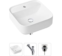 Накладная раковина для ванной Lavinia Boho Bathroom Sink Slim в комплекте 3 в 1 21520274