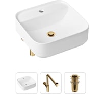 Накладная раковина для ванной Lavinia Boho Bathroom Sink Slim в комплекте 3 в 1 21520319