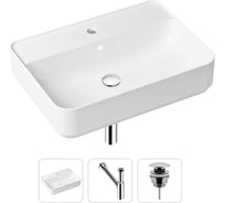 Накладная раковина для ванной Lavinia Boho Bathroom Sink Slim в комплекте 3 в 1 21520360