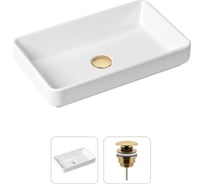 Накладная раковина для ванной Lavinia Boho Bathroom Sink Slim в комплекте 2 в 1 21520813