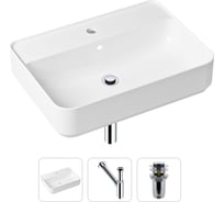 Накладная раковина для ванной Lavinia Boho Bathroom Sink Slim в комплекте 3 в 1 21520359