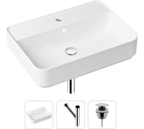 Накладная раковина для ванной Lavinia Boho Bathroom Sink Slim в комплекте 3 в 1 21520350