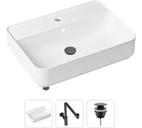 Накладная раковина для ванной Lavinia Boho Bathroom Sink Slim в комплекте 3 в 1 21520372