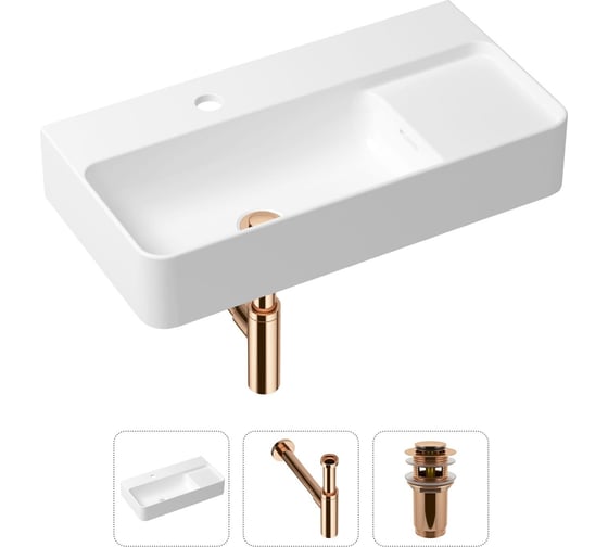 Накладная раковина для ванной Lavinia Boho Bathroom Sink Slim в комплекте 3 в 1 21520528 1