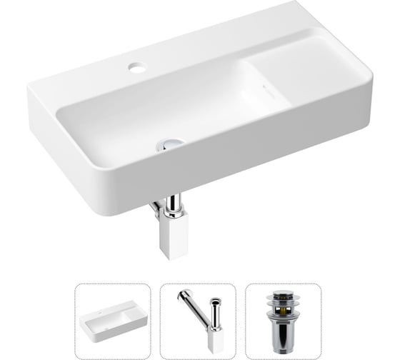 Накладная раковина для ванной Lavinia Boho Bathroom Sink Slim в комплекте 3 в 1 21520502