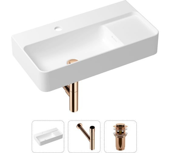 Накладная раковина для ванной Lavinia Boho Bathroom Sink Slim в комплекте 3 в 1 21520518 1