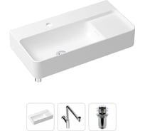 Накладная раковина для ванной Lavinia Boho Bathroom Sink Slim в комплекте 3 в 1 21520532