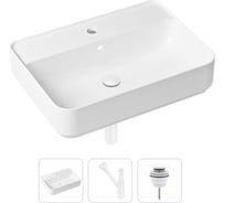 Накладная раковина для ванной Lavinia Boho Bathroom Sink Slim в комплекте 3 в 1 21520368