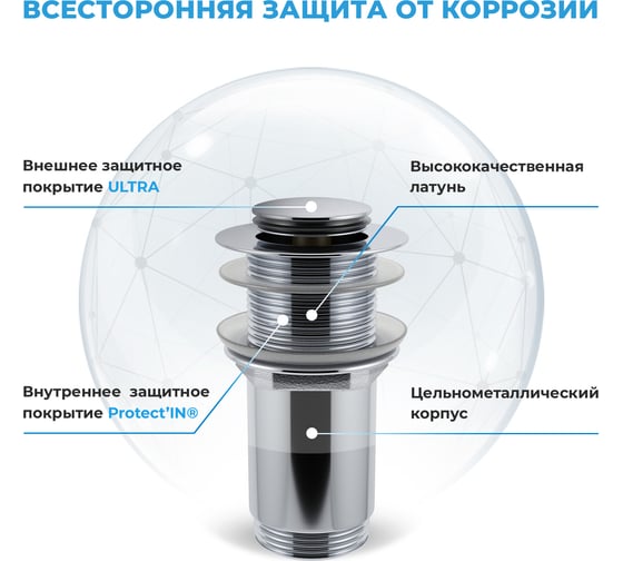 Накладная раковина для ванной Lavinia Boho Bathroom Sink Slim в комплекте 2 в 1 21520828