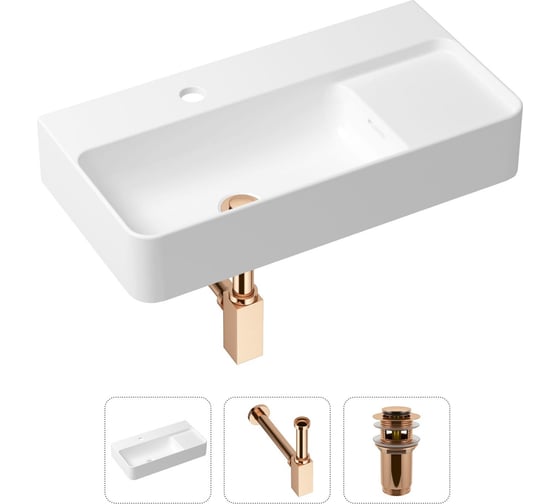 Накладная раковина для ванной Lavinia Boho Bathroom Sink Slim в комплекте 3 в 1 21520508 1