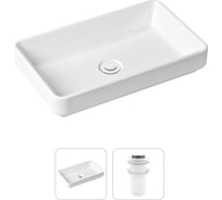 Накладная раковина для ванной Lavinia Boho Bathroom Sink Slim в комплекте 2 в 1 21520816