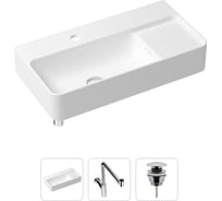 Накладная раковина для ванной Lavinia Boho Bathroom Sink Slim в комплекте 3 в 1 21520533