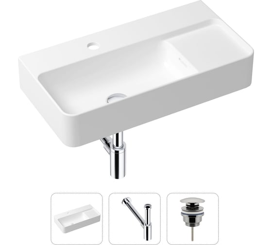 Накладная раковина для ванной Lavinia Boho Bathroom Sink Slim в комплекте 3 в 1 21520493 1