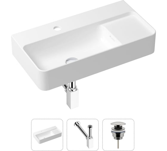 Накладная раковина для ванной Lavinia Boho Bathroom Sink Slim в комплекте 3 в 1 21520503 1