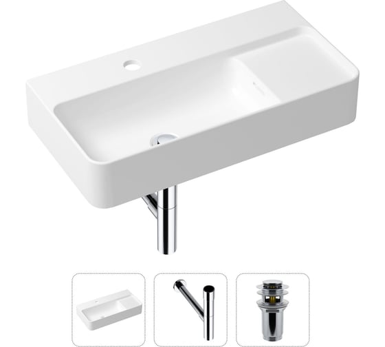 Накладная раковина для ванной Lavinia Boho Bathroom Sink Slim в комплекте 3 в 1 21520512