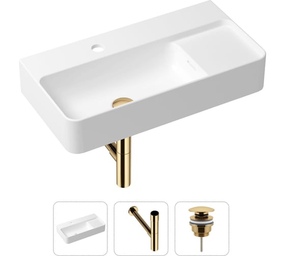 Накладная раковина для ванной Lavinia Boho Bathroom Sink Slim в комплекте 3 в 1 21520517 1