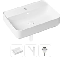 Накладная раковина для ванной Lavinia Boho Bathroom Sink Slim в комплекте 3 в 1 21520358
