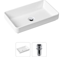 Накладная раковина для ванной Lavinia Boho Bathroom Sink Slim в комплекте 2 в 1 21520808