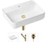 Накладная раковина для ванной Lavinia Boho Bathroom Sink Slim в комплекте 3 в 1 21520334 1