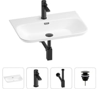 Раковина для ванной Wellsee Eclatant 2.0 в наборе 4 в 1 201003767