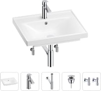 Раковина для ванной Wellsee FreeDom в наборе 5в1 201004906