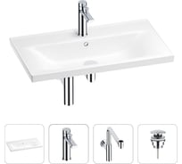 Раковина для ванной Wellsee FreeDom в наборе 4в1 201003346