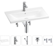 Раковина для ванной Wellsee FreeDom в наборе 5в1 201005006