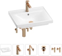 Раковина для ванной Wellsee FreeDom в наборе 5в1 201004869