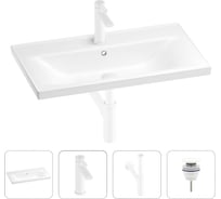 Раковина для ванной Wellsee FreeDom в наборе 4в1 201003340