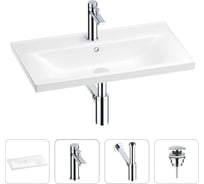 Раковина для ванной Wellsee FreeDom в наборе 4в1 201003306