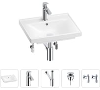 Раковина для ванной Wellsee FreeDom в наборе 5в1 201004726