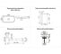 Раковина для ванной Wellsee Croquis в наборе 4 в 1 201001998 10