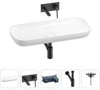 Раковина для ванной Wellsee Croquis в наборе 4 в 1 201001992