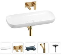 Раковина для ванной Wellsee Croquisв наборе 4 в 1 201001988