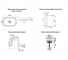 Раковина для ванной Wellsee Croquis в наборе 4 в 1 201001959 10
