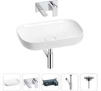 Раковина для ванной Wellsee Croquis в наборе 4 в 1 201001946