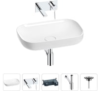 Раковина для ванной Wellsee Croquis в наборе 4 в 1 201001891