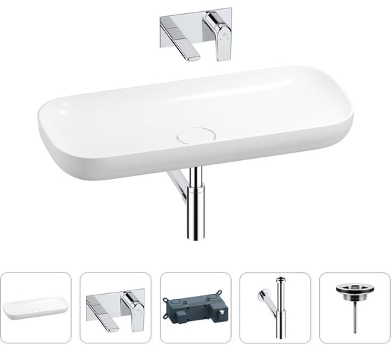 Раковина для ванной Wellsee Croquis в наборе 4 в 1 201002046 1