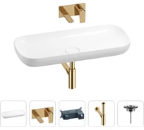 Раковина для ванной Wellsee Croquis в наборе 4 в 1 201002048