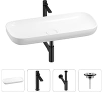 Раковина для ванной Wellsee Croquis в наборе 4 в 1 201002042