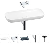 Раковина для ванной Wellsee Croquis в наборе 4 в 1 201002031