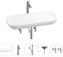 Раковина для ванной Wellsee Croquis в наборе 5 в 1 201004031