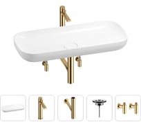 Раковина для ванной Wellsee Croquis в наборе 5 в 1 201004028