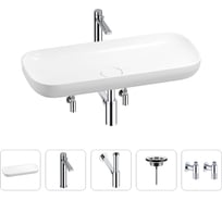 Раковина для ванной Wellsee Croquis в наборе 5 в 1 201004006