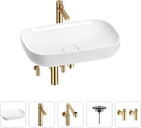 Раковина для ванной Wellsee Croquis в наборе 5 в 1 201003998