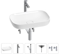Раковина для ванной Wellsee Croquis в наборе 5 в 1 201003981